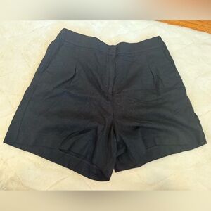 J. Crew Women's High Waist Black Shorts